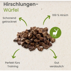 Hirsch-Lungen-Würfel 100g