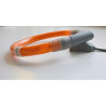 LEUCHTIE Easy Charge - LED Halsband für Hunde - sunset-orange