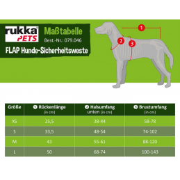 Rukka®Pets Hundewarnweste Rukka® FLAP Hunde Sicherheitsweste - Warnweste Neongelb