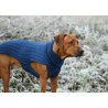 JUMPER CLASSY - BLUE - 100% Wolle