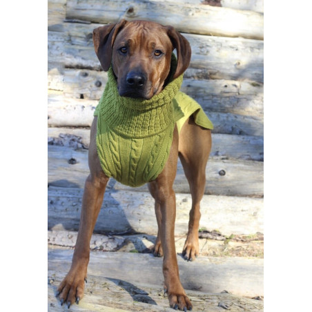 JUMPER - PRETTY LEAF, 100 % Wolle